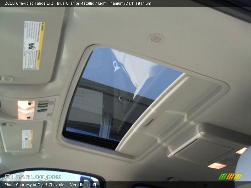 Blue Granite Metallic / Light Titanium/Dark Titanium 2010 Chevrolet Tahoe LTZ