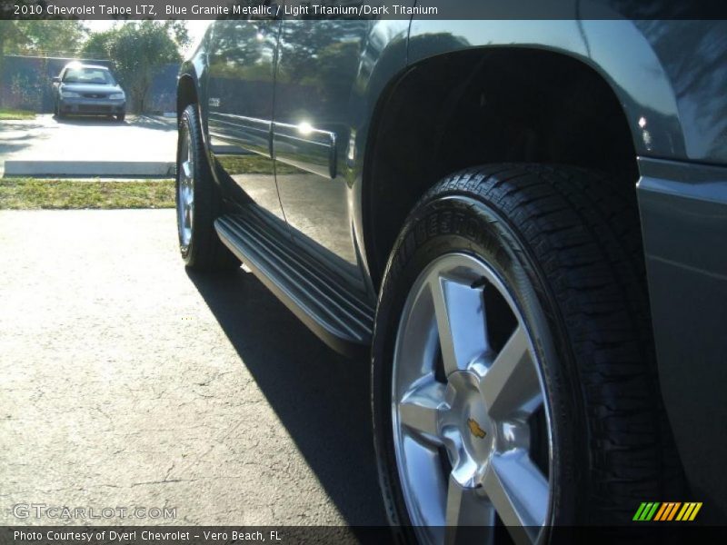 Blue Granite Metallic / Light Titanium/Dark Titanium 2010 Chevrolet Tahoe LTZ