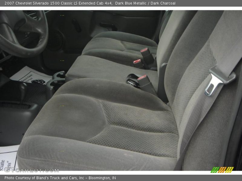 Dark Blue Metallic / Dark Charcoal 2007 Chevrolet Silverado 1500 Classic LS Extended Cab 4x4