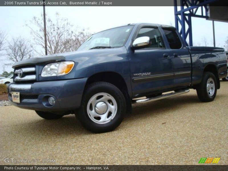 Bluesteel Metallic / Taupe 2006 Toyota Tundra SR5 Access Cab