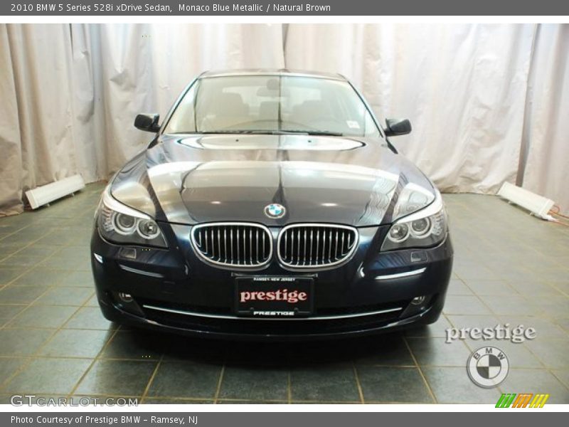 Monaco Blue Metallic / Natural Brown 2010 BMW 5 Series 528i xDrive Sedan
