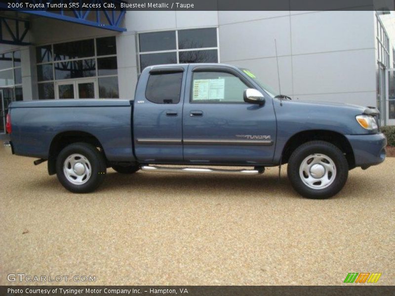 Bluesteel Metallic / Taupe 2006 Toyota Tundra SR5 Access Cab