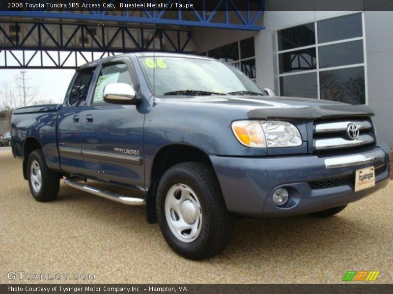 Bluesteel Metallic / Taupe 2006 Toyota Tundra SR5 Access Cab
