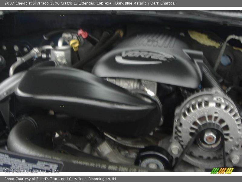 Dark Blue Metallic / Dark Charcoal 2007 Chevrolet Silverado 1500 Classic LS Extended Cab 4x4