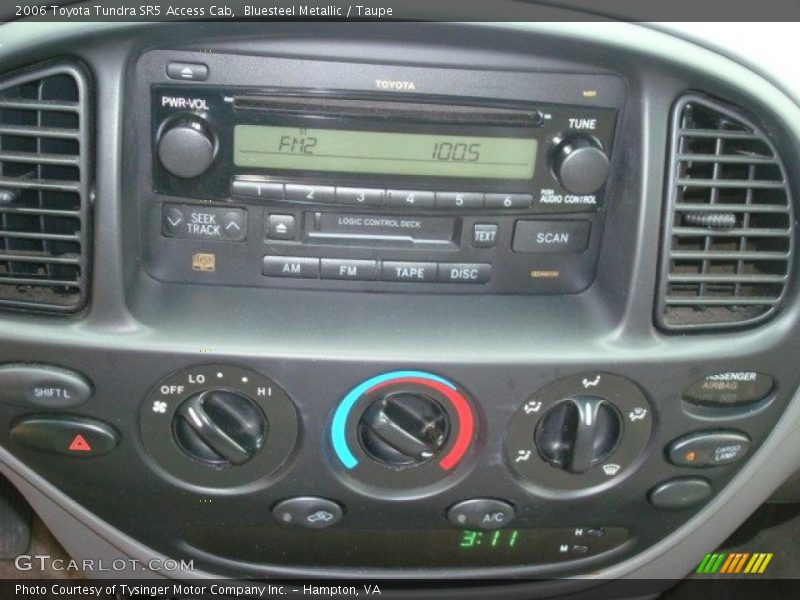 Bluesteel Metallic / Taupe 2006 Toyota Tundra SR5 Access Cab