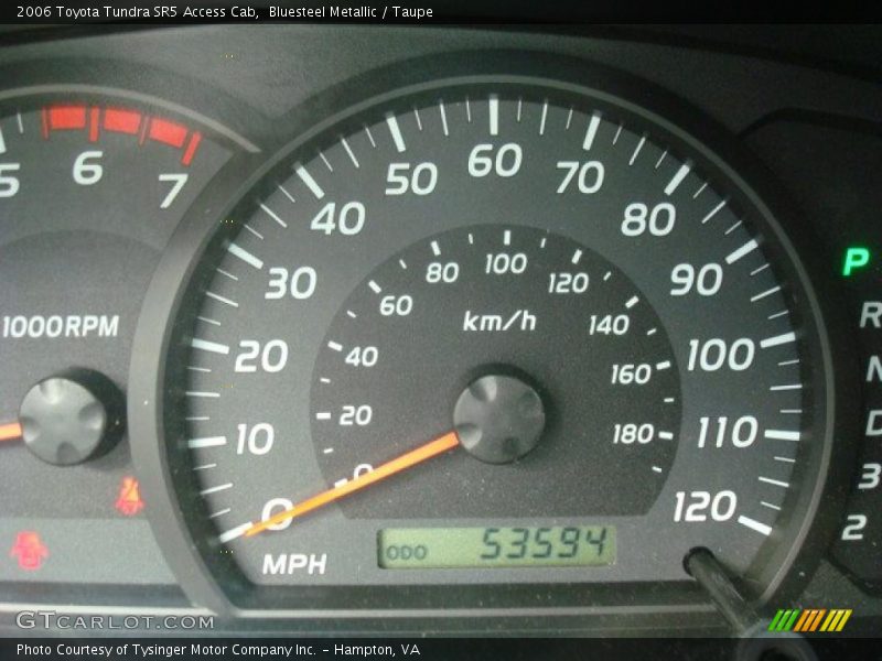 Bluesteel Metallic / Taupe 2006 Toyota Tundra SR5 Access Cab