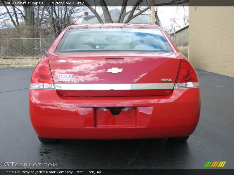 Victory Red / Gray 2009 Chevrolet Impala LT