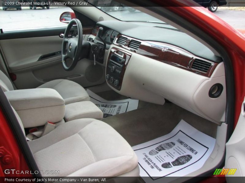 Victory Red / Gray 2009 Chevrolet Impala LT