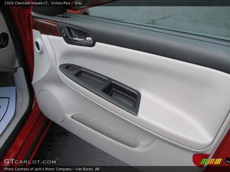 Victory Red / Gray 2009 Chevrolet Impala LT