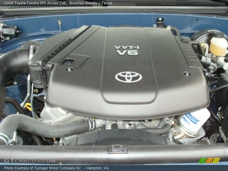 Bluesteel Metallic / Taupe 2006 Toyota Tundra SR5 Access Cab