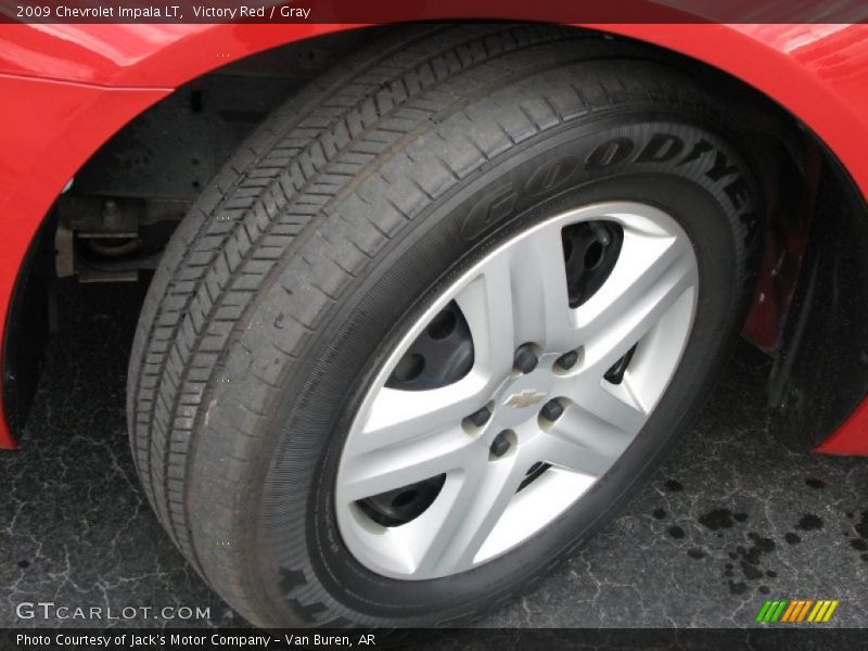 Victory Red / Gray 2009 Chevrolet Impala LT