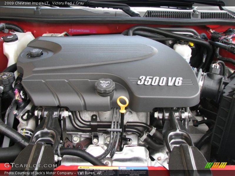 Victory Red / Gray 2009 Chevrolet Impala LT