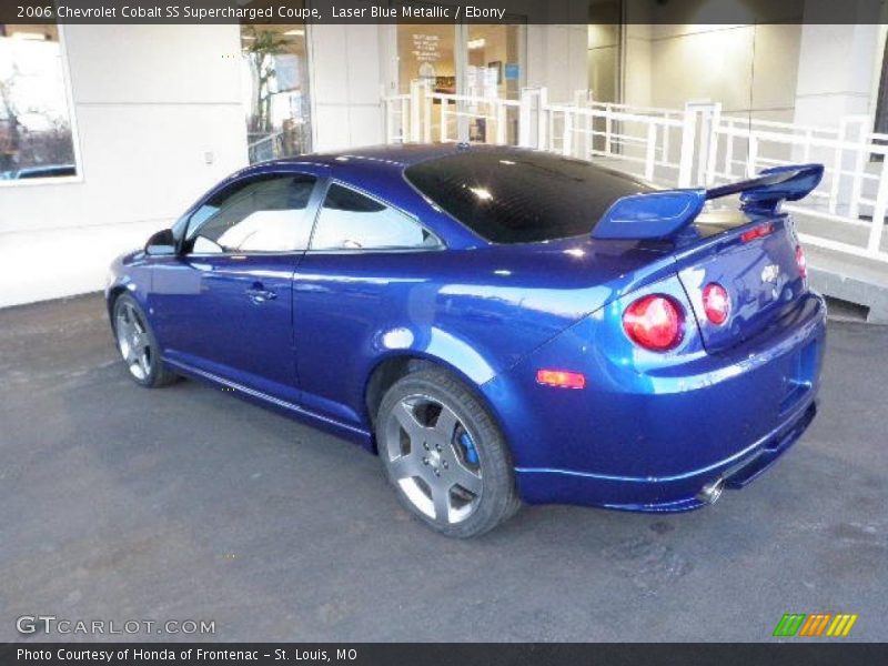 Laser Blue Metallic / Ebony 2006 Chevrolet Cobalt SS Supercharged Coupe
