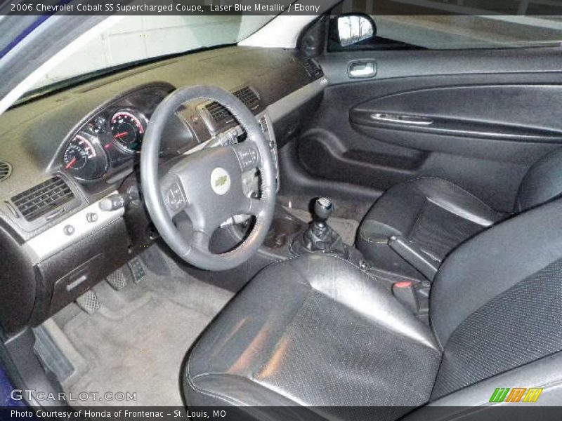 Laser Blue Metallic / Ebony 2006 Chevrolet Cobalt SS Supercharged Coupe