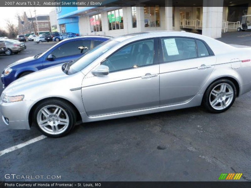 Alabaster Silver Metallic / Ebony 2007 Acura TL 3.2
