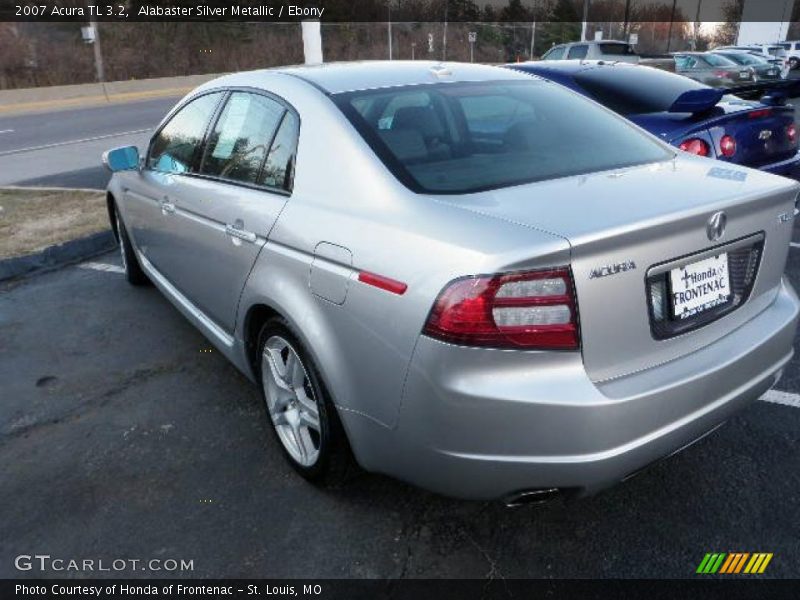 Alabaster Silver Metallic / Ebony 2007 Acura TL 3.2
