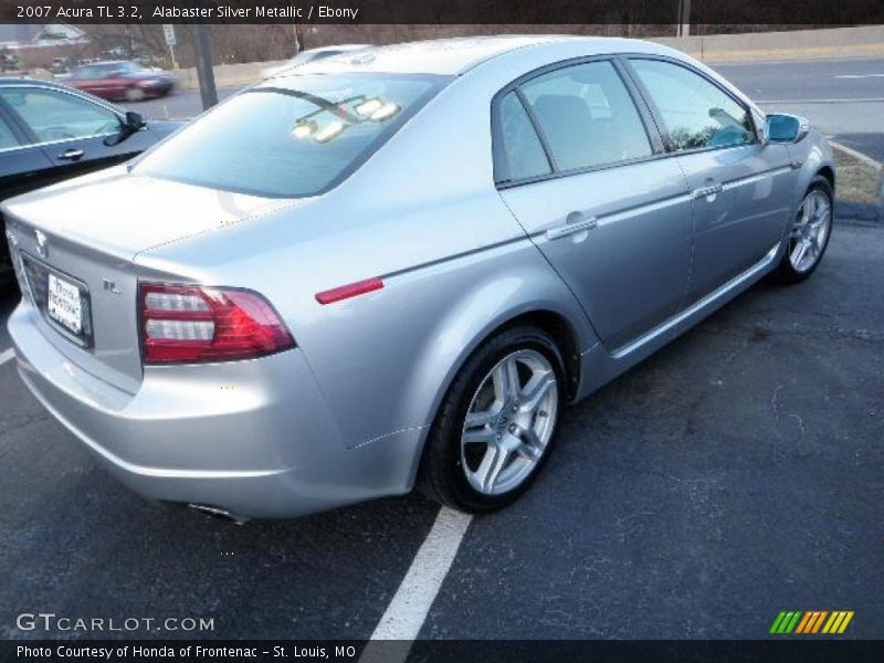 Alabaster Silver Metallic / Ebony 2007 Acura TL 3.2