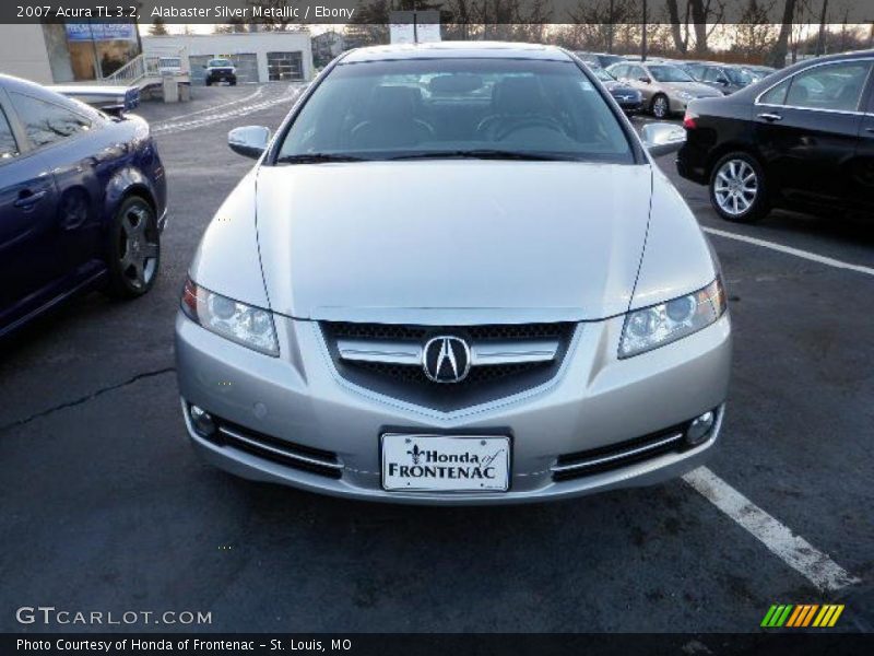 Alabaster Silver Metallic / Ebony 2007 Acura TL 3.2
