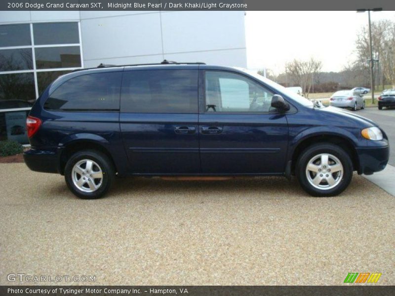 Midnight Blue Pearl / Dark Khaki/Light Graystone 2006 Dodge Grand Caravan SXT