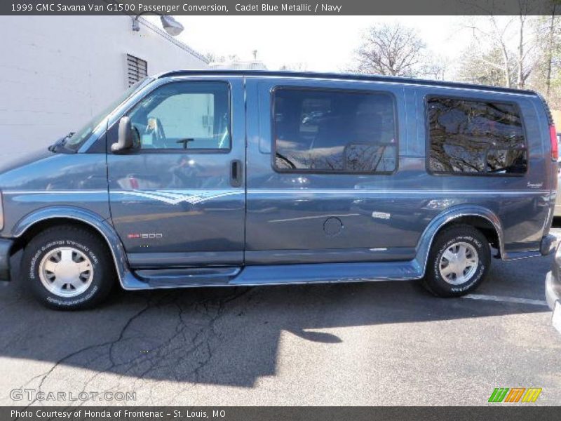Cadet Blue Metallic / Navy 1999 GMC Savana Van G1500 Passenger Conversion