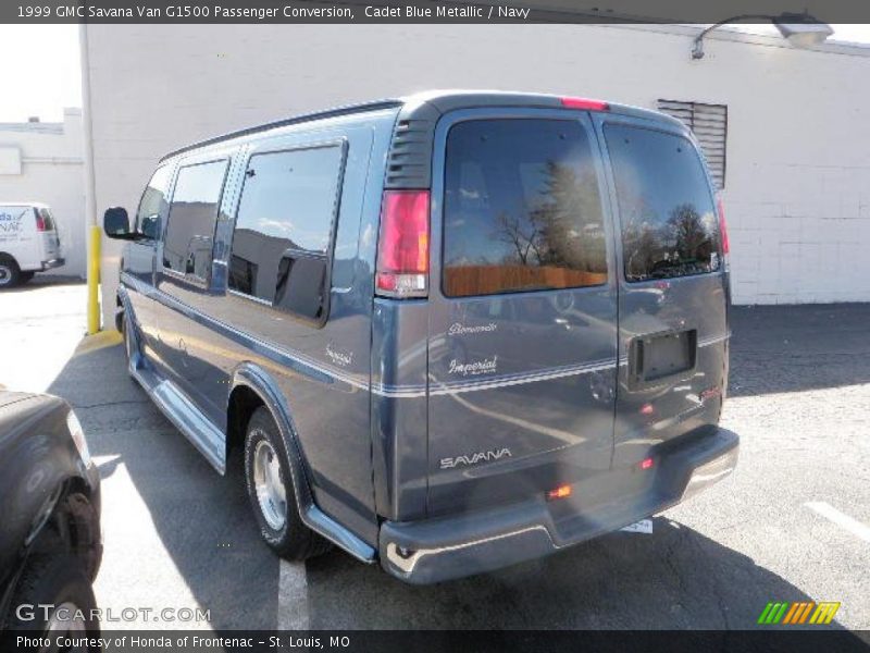 Cadet Blue Metallic / Navy 1999 GMC Savana Van G1500 Passenger Conversion