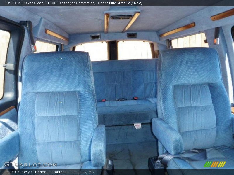 Cadet Blue Metallic / Navy 1999 GMC Savana Van G1500 Passenger Conversion