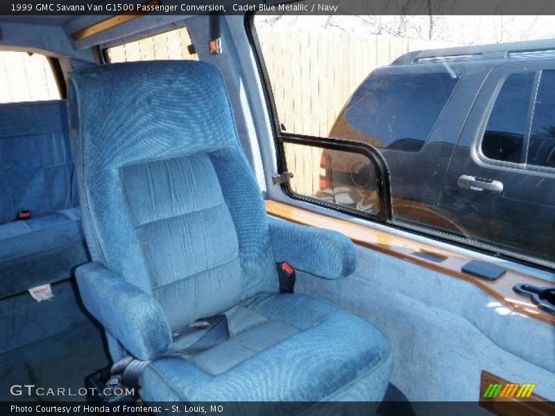 Cadet Blue Metallic / Navy 1999 GMC Savana Van G1500 Passenger Conversion