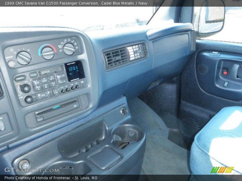 Cadet Blue Metallic / Navy 1999 GMC Savana Van G1500 Passenger Conversion