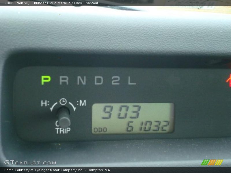 Thunder Cloud Metallic / Dark Charcoal 2006 Scion xB