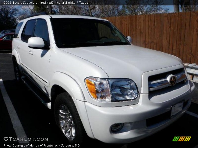 Natural White / Taupe 2006 Toyota Sequoia Limited 4WD