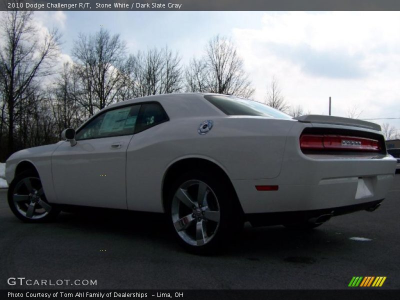 Stone White / Dark Slate Gray 2010 Dodge Challenger R/T