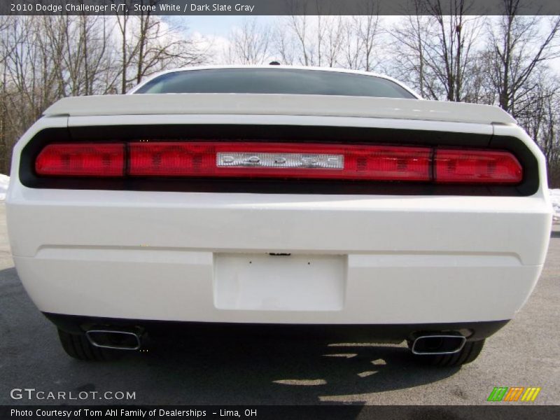 Stone White / Dark Slate Gray 2010 Dodge Challenger R/T