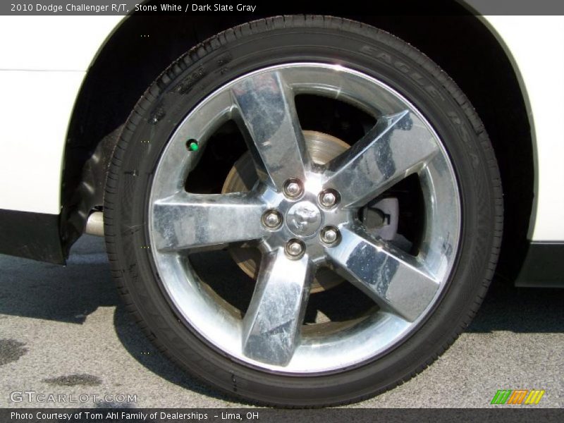 Stone White / Dark Slate Gray 2010 Dodge Challenger R/T