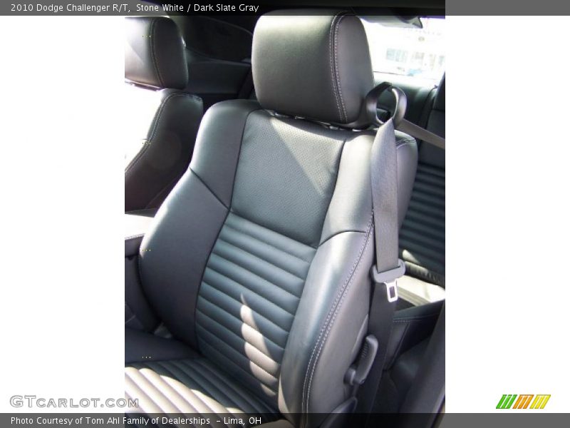 Stone White / Dark Slate Gray 2010 Dodge Challenger R/T