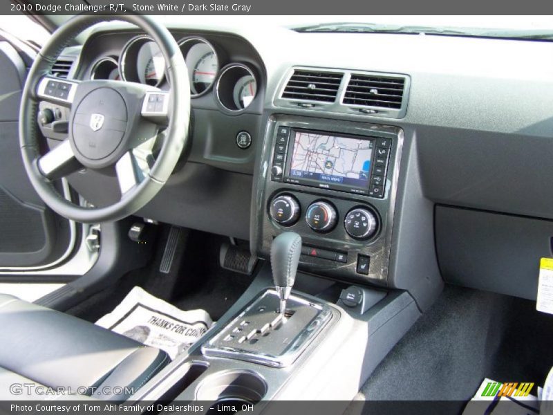 Stone White / Dark Slate Gray 2010 Dodge Challenger R/T