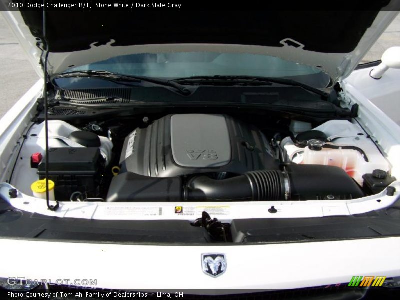 Stone White / Dark Slate Gray 2010 Dodge Challenger R/T