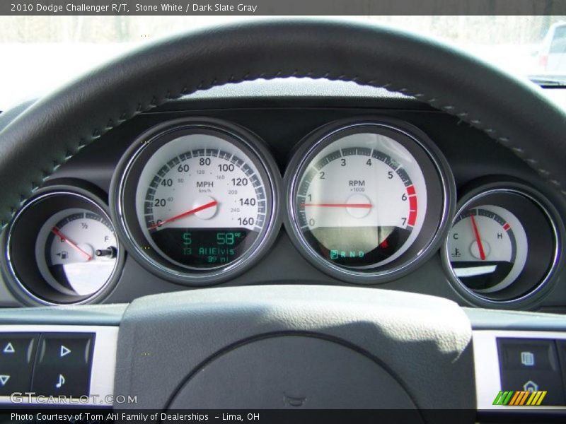 Stone White / Dark Slate Gray 2010 Dodge Challenger R/T