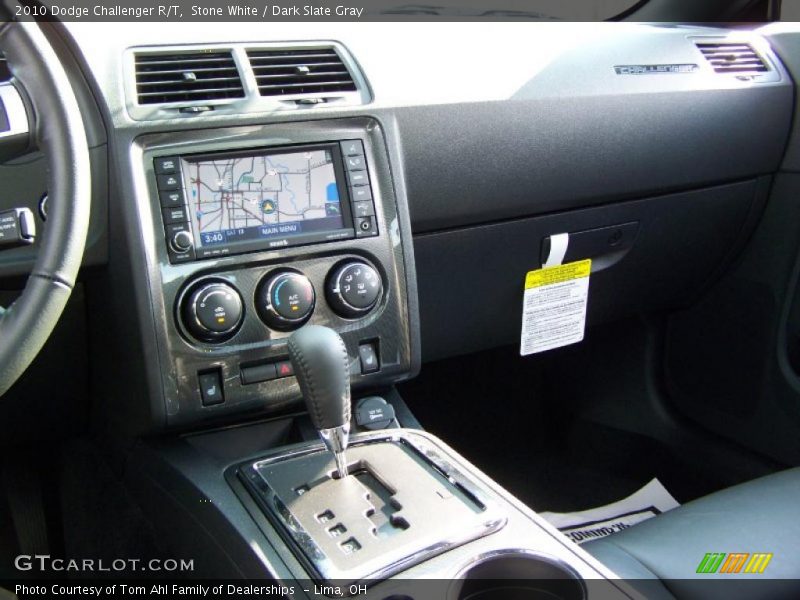 Stone White / Dark Slate Gray 2010 Dodge Challenger R/T
