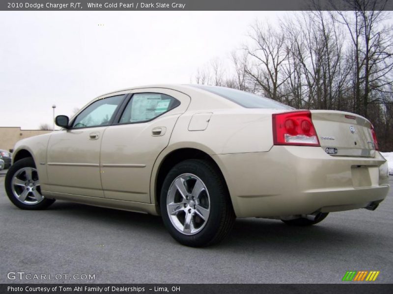 White Gold Pearl / Dark Slate Gray 2010 Dodge Charger R/T