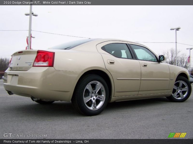 White Gold Pearl / Dark Slate Gray 2010 Dodge Charger R/T