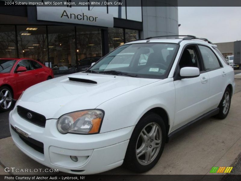 Aspen White / Dark Gray 2004 Subaru Impreza WRX Sport Wagon