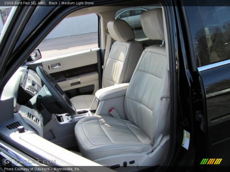 Black / Medium Light Stone 2009 Ford Flex SEL AWD