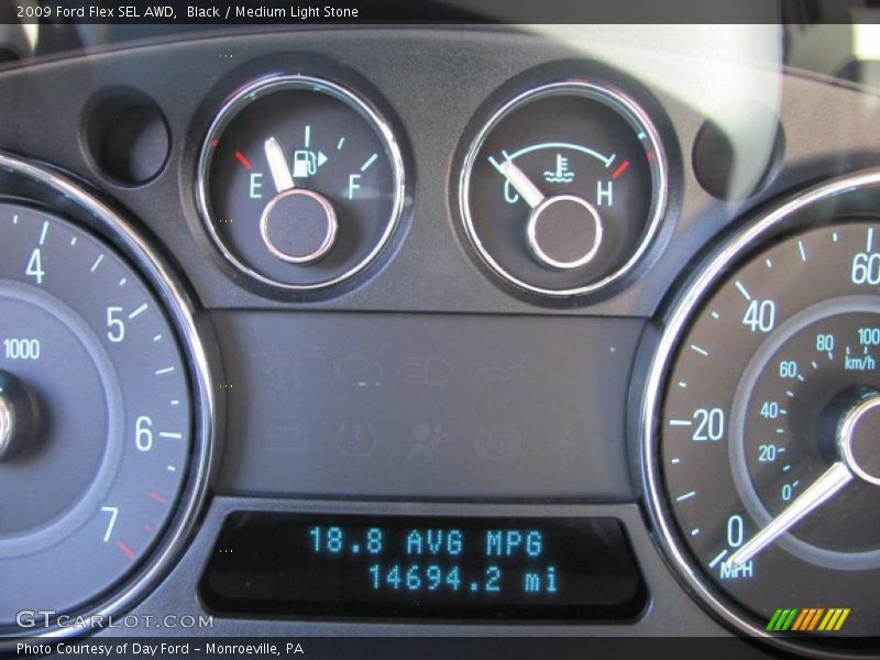 Black / Medium Light Stone 2009 Ford Flex SEL AWD