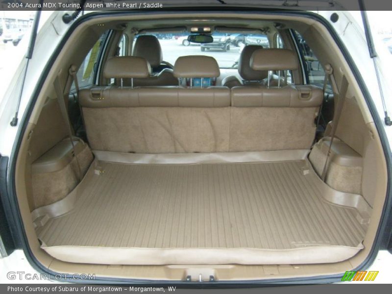 Aspen White Pearl / Saddle 2004 Acura MDX Touring