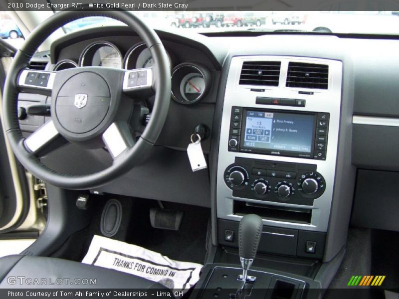 White Gold Pearl / Dark Slate Gray 2010 Dodge Charger R/T