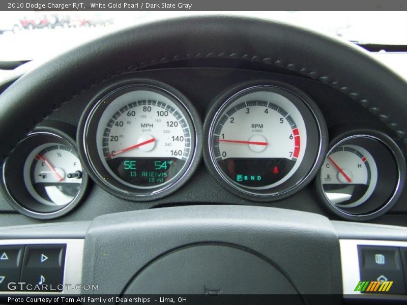 White Gold Pearl / Dark Slate Gray 2010 Dodge Charger R/T