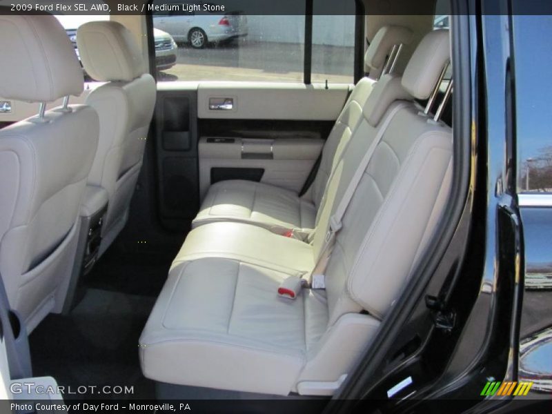 Black / Medium Light Stone 2009 Ford Flex SEL AWD