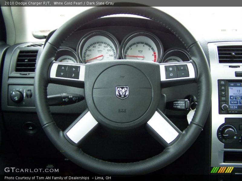 White Gold Pearl / Dark Slate Gray 2010 Dodge Charger R/T