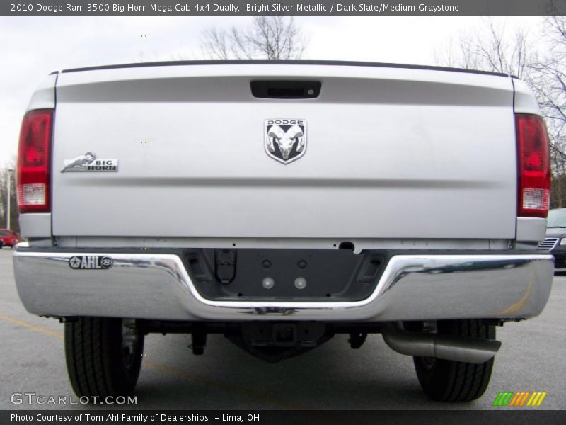 Bright Silver Metallic / Dark Slate/Medium Graystone 2010 Dodge Ram 3500 Big Horn Mega Cab 4x4 Dually