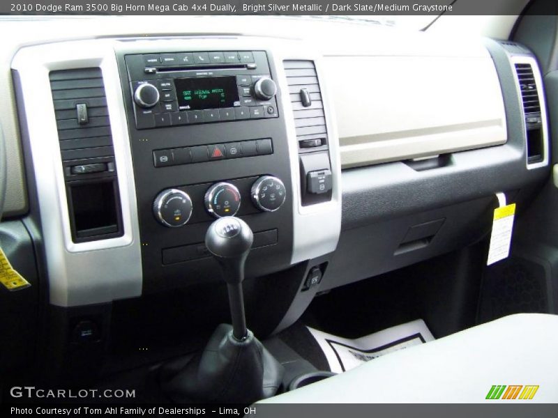 Bright Silver Metallic / Dark Slate/Medium Graystone 2010 Dodge Ram 3500 Big Horn Mega Cab 4x4 Dually